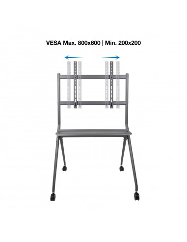 SOPORTE SUELO TOOQ RUEDAS PANTALLAS "ISTAND" 50"-86"