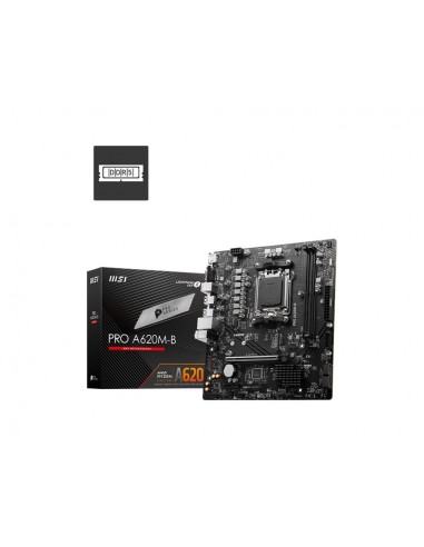 PLACA BASE MSI PRO A620M-B AM5 MATX 2XDDR5