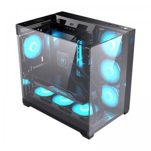 CAJA ATX HIDITEC GAMING SKY BLACK USB 3.1 TYPE-C 2