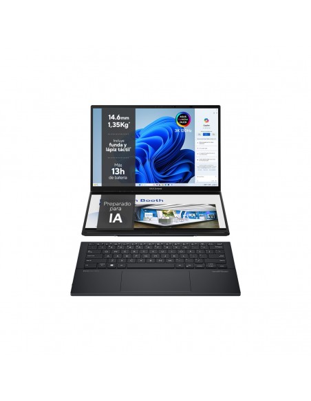 PORTATIL ASUS ZENBOOK DUO UX8406CA-PZ152W U9-285H 32GB 1TB 14"OLED W11H