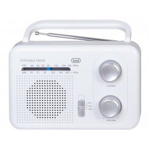 RADIO TREVI RA 7F64 PORTABLE AM FM RADIO WHITE 2