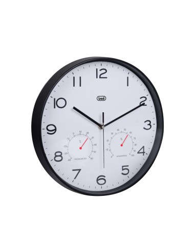 RELOJ PARED TREVI OM 3510 T 30CM WALL CLOCK+TERM.+HYGROM. BLACK RELOJ PARED TREVI OM 3510 T 30CM WALL CLOCK+TERM.+HYGROM. BLACK