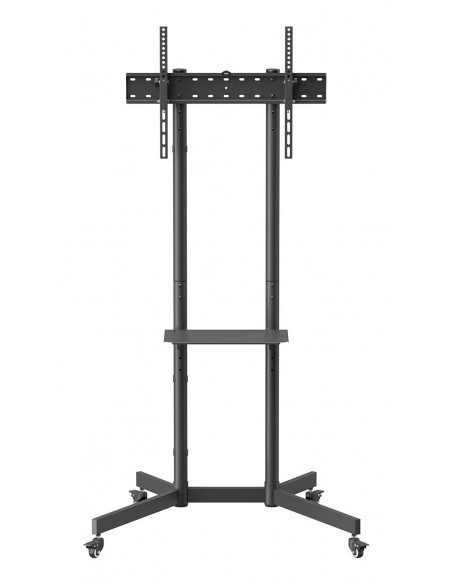 SOPORTE SUELO AISENS RUEDA BANDEJA DVD MONITOR TV 45KG 37-70 NEGRO