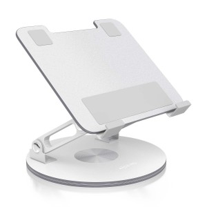SOPORTE SOBREMESA AISENS AJUSTABLE GIRATORIO PORTATIL TABLET 7"-13" PLATA
