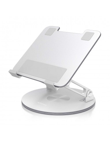 SOPORTE SOBREMESA AISENS AJUSTABLE GIRATORIO PORTATIL TABLET 7"-13" PLATA