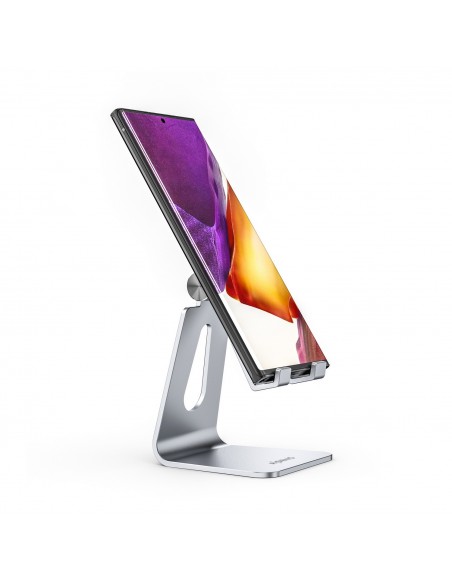 SOPORTE TABLET AISENS SOBREMESA M AJUSTABLE PLATA