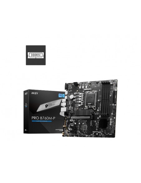 PLACA BASE MSI PRO B760M-P 1700 MATX 4XDDR5