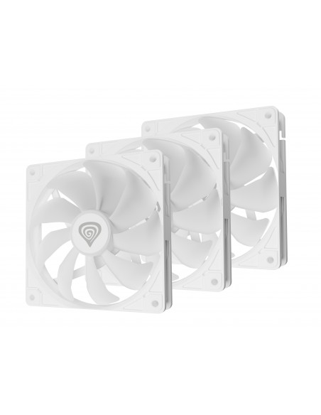 VENTILADOR GENESIS OXAL 120 ARGB BLANCO PACK 3 UDS