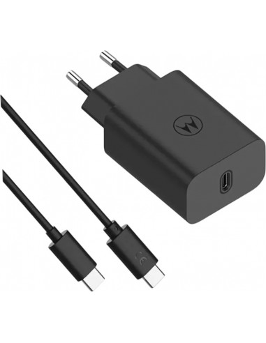 CARGADOR DE PARED MOTOROLA 30W 1XUSB-C + CABLE