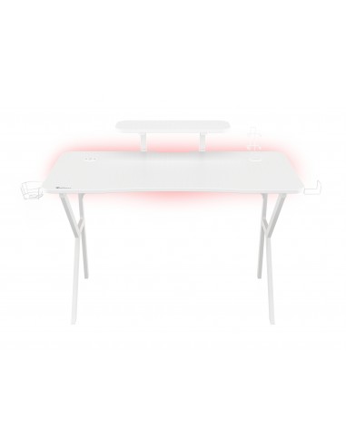 MESA GAMING GENESIS HOLM 320 RGB BLANCA CARBONO