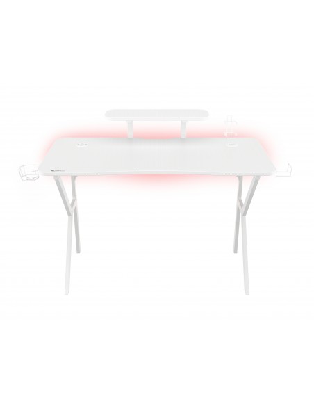 MESA GAMING GENESIS HOLM 320 RGB BLANCA CARBONO