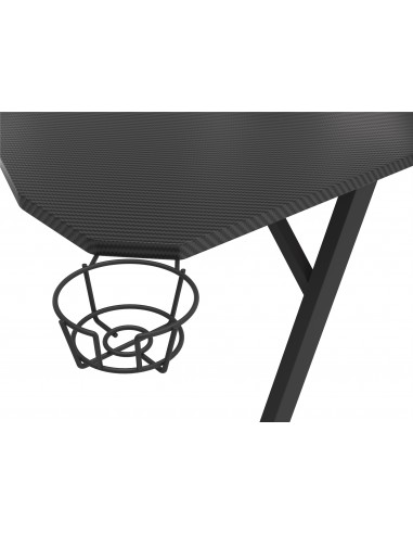 MESA GAMING GENESIS HOLM 510 RGB NEGRO CARBONO 160X75 CM