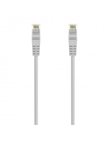 CABLE RED AISENS LATIGUILLO RJ45 LSZH CAT.6A UTP AWG24 1.5M GRIS