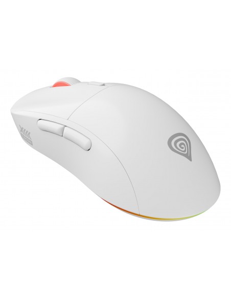 RATON GAMING GENESIS ZIRCON XIII CUSTOMIZABLE INALAMBRICO 26000 DPI BLANCO