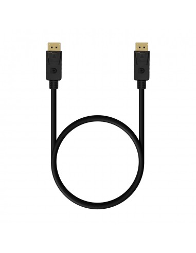 CABLE AISENS DISPLAYPORT V1.2 4K 60HZ, DP M-DP M, NEGRO, 1.5M
