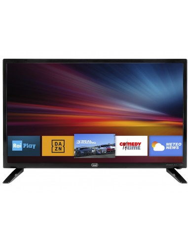 TV TREVI 24" LTV 2409 SMART HEVC LED BLACK 110-240V & ADAPT COCHE 12V