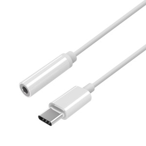 CABLE CONVERSOR AISENS USB-C A AUDIO USB-C M-JACK 3.5 H BLANCO 15CM
