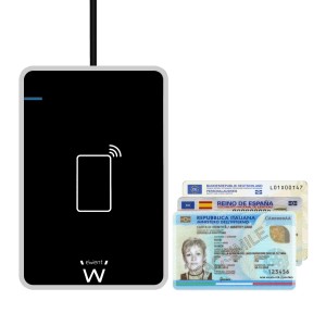 LECTORES TARJETAS INTELIGENTES EWENT USB 2.0 CONTACLESS NFC 2
