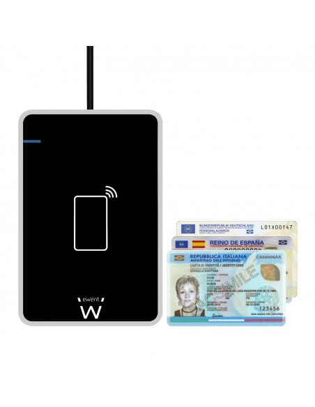 LECTORES TARJETAS INTELIGENTES EWENT USB 2.0 CONTACLESS NFC