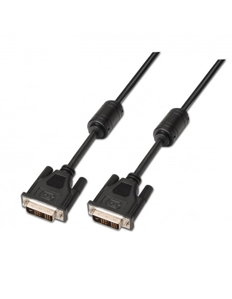 CABLE AISENS DVI SINGLE LINK 18+1 CON FERRITA M M NEGRO 1.8M