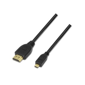 CABLE AISENS MICRO HDMI ALTA VELOCIDAD A M-D M NEGRO 0.8M