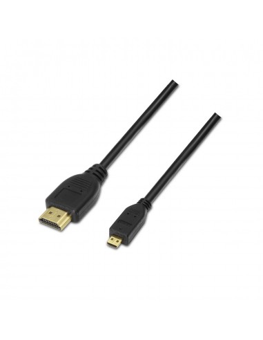 CABLE AISENS MICRO HDMI ALTA VELOCIDAD A M-D M NEGRO 0.8M
