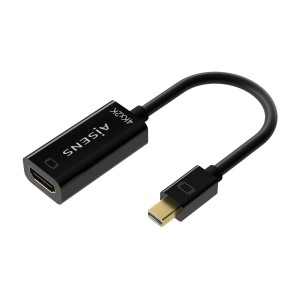 CONVERSOR AISENS MINI DISPLAYPORT V1.2 A HDMI V1.4 4K30HZ A H 15CM