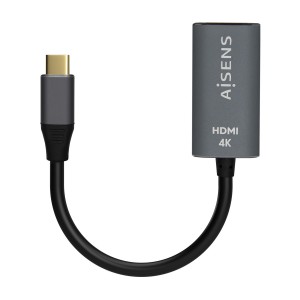 CABLE CONVERSOR AISENS ALUMINIO USB-C A HDMI 4K60HZ GRIS 15CM 2