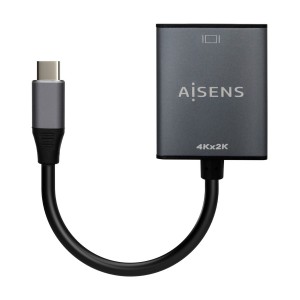 CABLE CONVERSOR AISENS ALUMINIO USB-C A HDMI 4K30HZ GRIS 15CM 2
