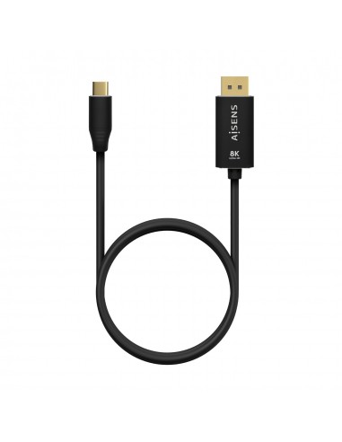 CABLE CONVERSOR AISENS ALUMINIO USB-C A DISPLAYPORT 8K60HZ 0.8M