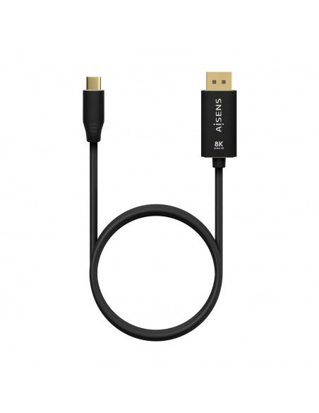 CABLE CONVERSOR AISENS ALUMINIO USB-C A DISPLAYPORT 8K60HZ 0.8M