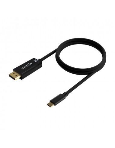 CABLE CONVERSOR AISENS USB-C A DISPLAYPORT 8K60HZ NEGRO 0.8M