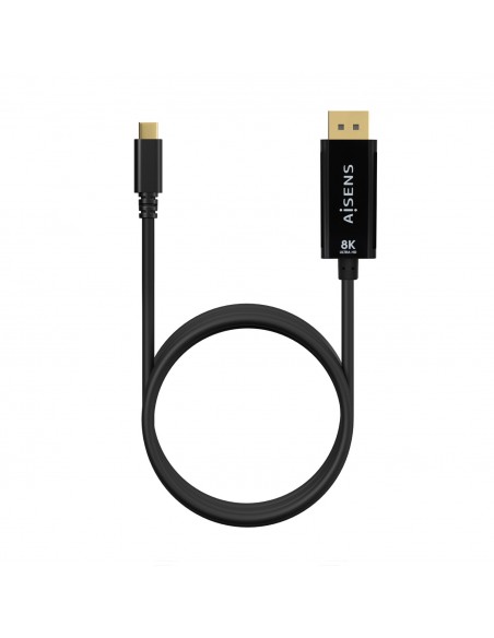 CABLE CONVERSOR AISENS USB-C A DISPLAYPORT 8K60HZ NEGRO 1.8M