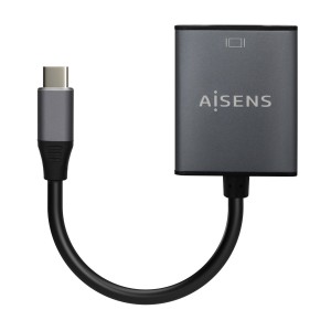CABLE CONVERSOR AISENS ALUMINIO USB-C A VGA USB-C M-HDB15 H GRIS 15CM 2