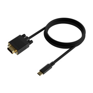 CABLE CONVERSOR AISENS USB-C A VGA USB-C M-HDB15 M NEGRO 1.8M 2
