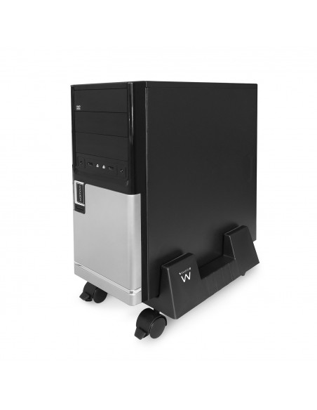 SOPORTE ORDENADOR EWENT CAJON AJUSTABLE CON RUEDAS