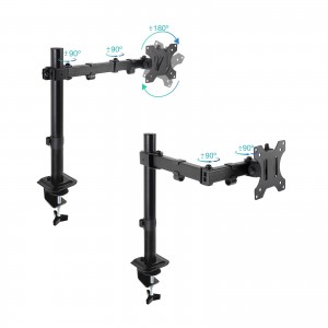 SOPORTE TOOQ MESA GIRA INCLI 1 BRAZO 17-32" NEGRO 2