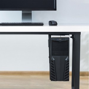 SOPORTE ORDENADOR EWENT COLGANTE BAJO MESA AJUSTABLE 2