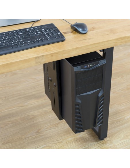 SOPORTE ORDENADOR EWENT COLGANTE BAJO MESA AJUSTABLE