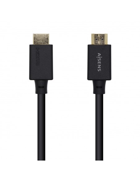 CABLE HDMI AISENS V2.1 ULTRA ALTA VELOCIDAD CERTIFICADO 8K60H M M 2.0M NEGRO
