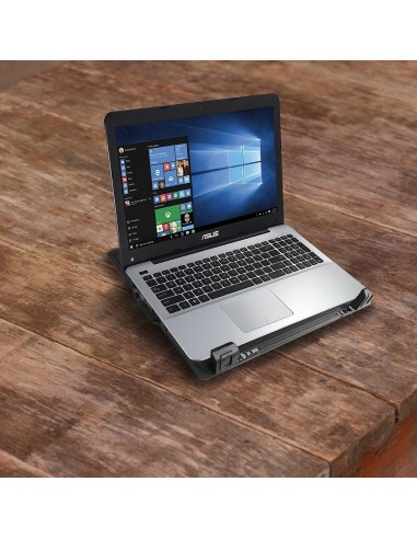 BASE EWENT PORTATIL+1 SILENT SPEED UP TO 17"- 2 PUERTOS USB