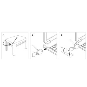 CANDADO EWENT PARA PORTATIL CON LLAVE LONGITUD 1,50M 2
