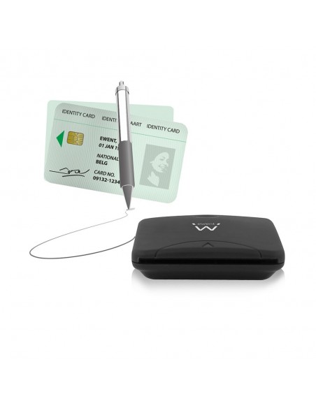 LECTOR DE TARJETAS EWENT SMART CARD ID USB 2.0