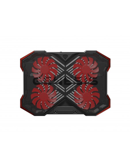 BASE REFRIGERADORA GENESIS OXID 260 15.6-17.3, 2 USB, 4 VENTILADORES