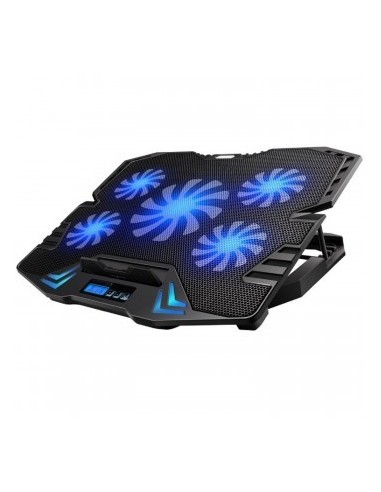 BASE EWENT PORTATIL-5 SILENT FAN UP TO 17"-2P USB-5 SPEED FAN-2 COOLING MODE