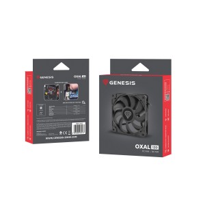 NATEC Oxal 120 Carcasa del ordenador Ventilador 12 cm Negro 1 pieza(s) 2