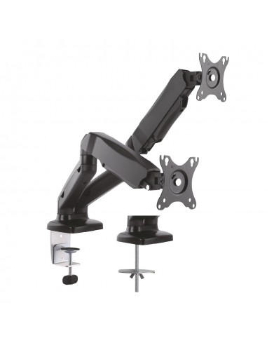 SOPORTE MONITOR AISENS CONTRAPESO GIRATORIO INCLINABLE 2 BRZ 9KG 13"-32" NEGRO