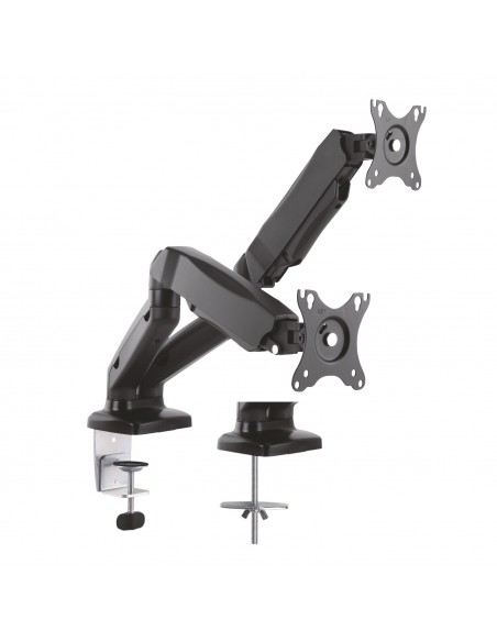 SOPORTE MONITOR AISENS CONTRAPESO GIRATORIO INCLINABLE 2 BRZ 9KG 13"-32" NEGRO