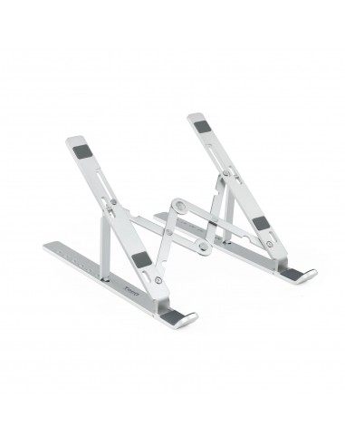 SOPORTE ELEVADOR PORTATIL TABLET LIBRO TQLRS0033-AL 11"-15" PLATA