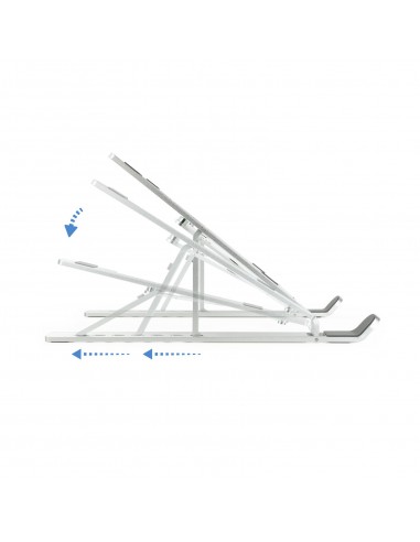 SOPORTE ELEVADOR PORTATIL TABLET LIBRO TQLRS0033-AL 11"-15" PLATA